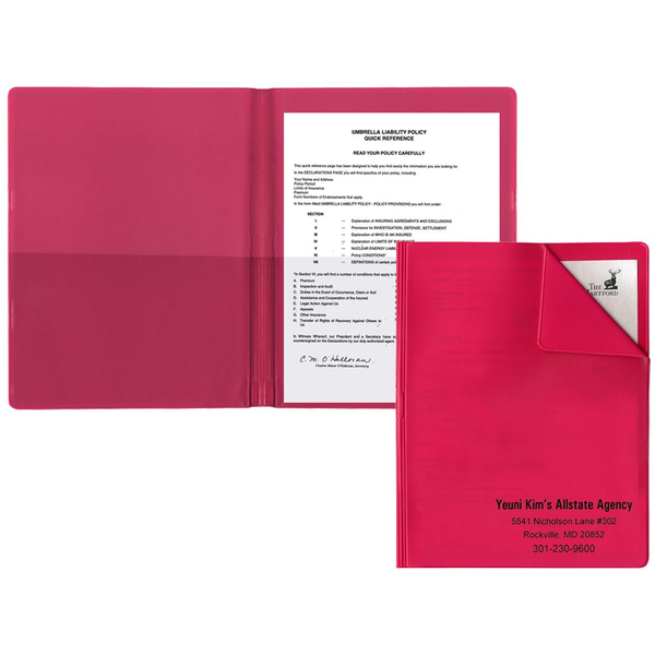 Flexible Vinyl Presentation Folder