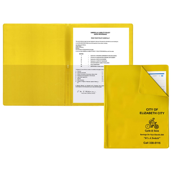 Flexible Vinyl Presentation Folder