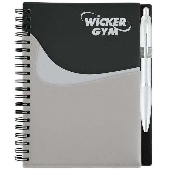 High Tide Pocket Notebook & Pen Set, 7" x 6"