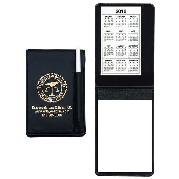 Flip-It Note Jotter with Pen & Calendar