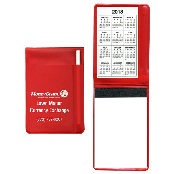 Flip-It Note Jotter with Pen & Calendar