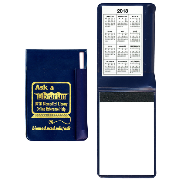 Flip-It Note Jotter with Pen & Calendar