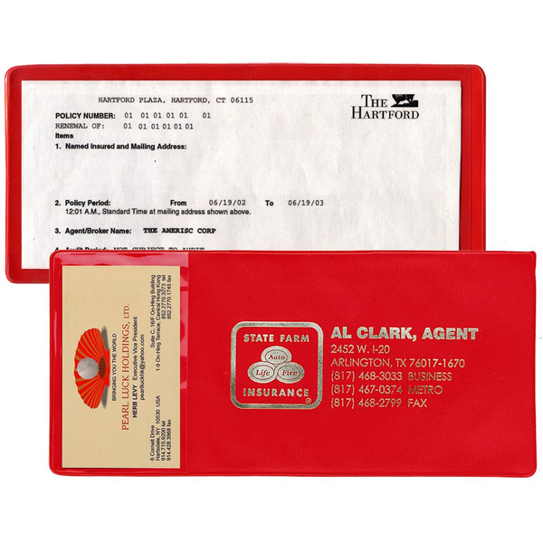Vinyl Policy Holder Document Sleeve