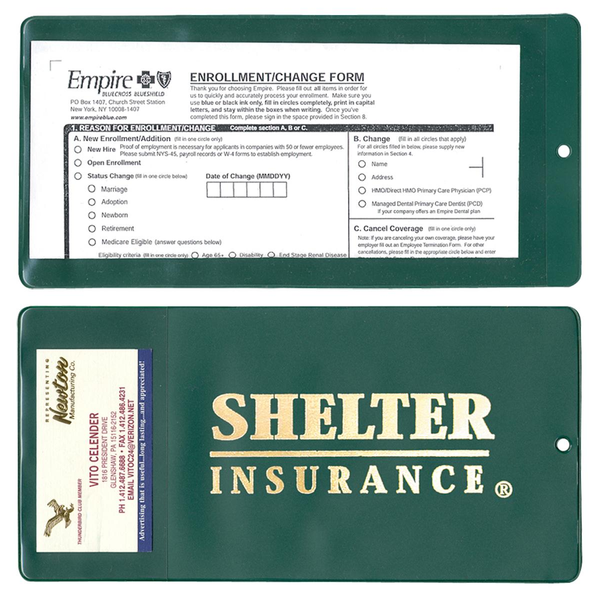 Large Vinyl Policy Holder Document Sleeve