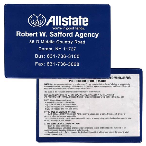 Vinyl Insurance and Registration Holder