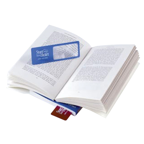Page Mark Bookmark Magnifier w/ 4" Ruler