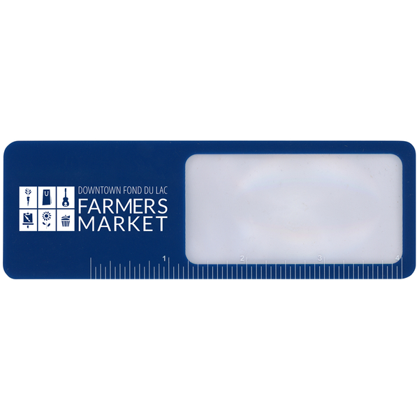 Page Mark Bookmark Magnifier w/ 4" Ruler
