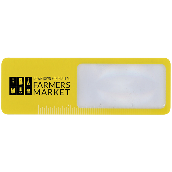 Page Mark Bookmark Magnifier w/ 4" Ruler