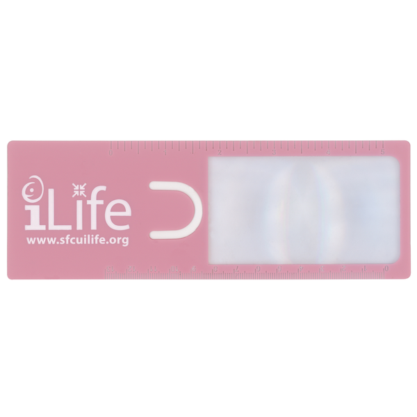 Readers Mark Bookmark Magnifier w/ 5" Ruler