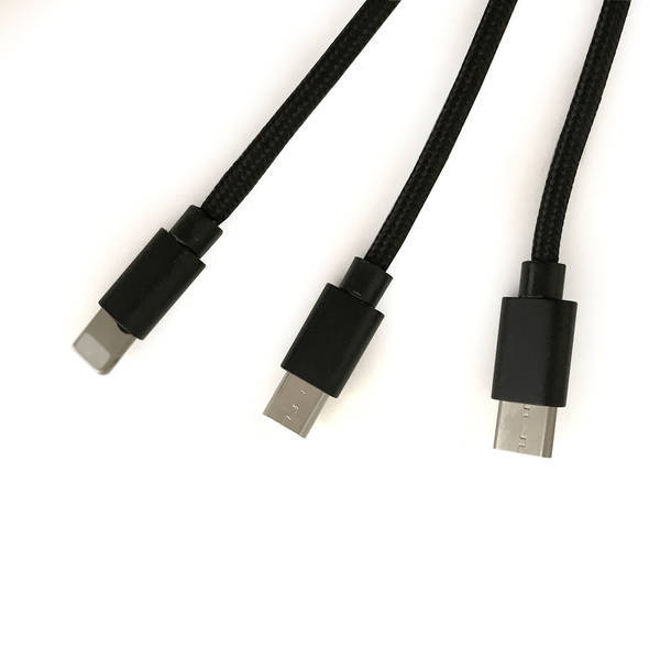 Charging Cable w/ 3 Connectors