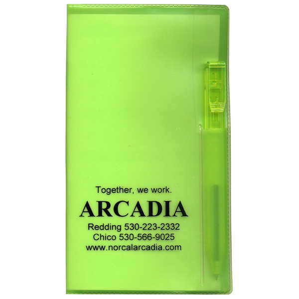 Translucent Monthly Pocket Planner & Pen