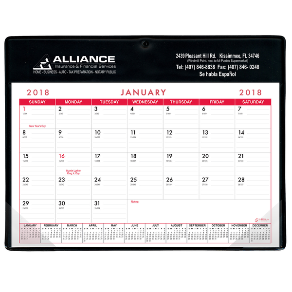 Vinyl Calendar Doodle Pad