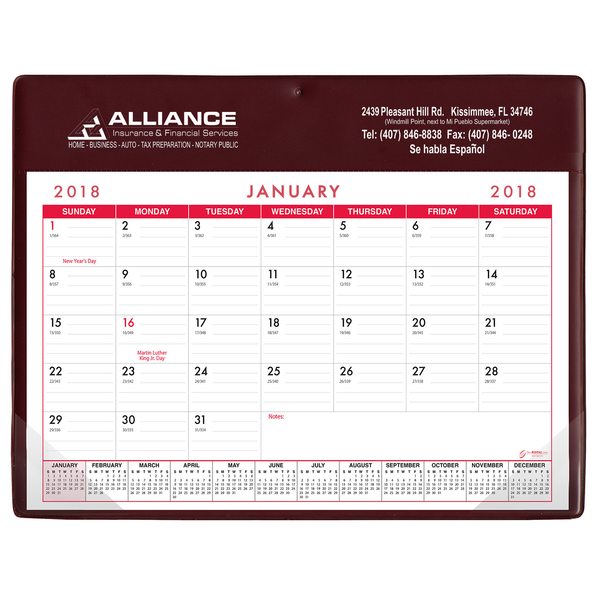 Vinyl Calendar Doodle Pad