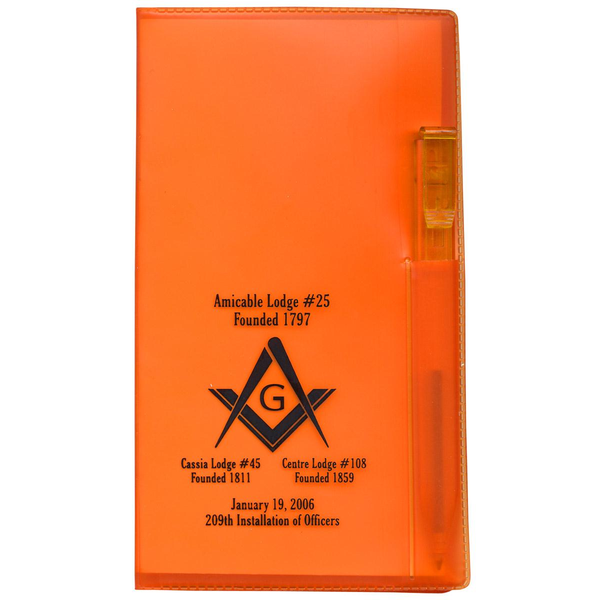 Translucent Weekly Pocket Planner & Pen