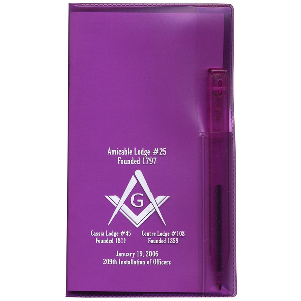 Translucent Weekly Pocket Planner & Pen