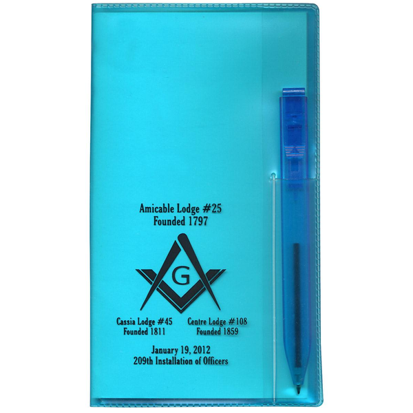 Translucent Weekly Pocket Planner & Pen