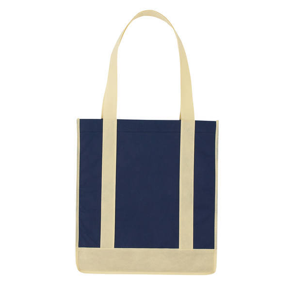 Two Tone Non-Woven  Shopper Tote