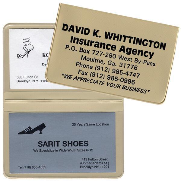 Foldover Vinyl Card Case