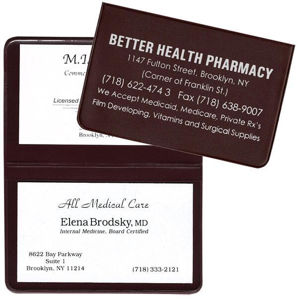 Foldover Vinyl Card Case