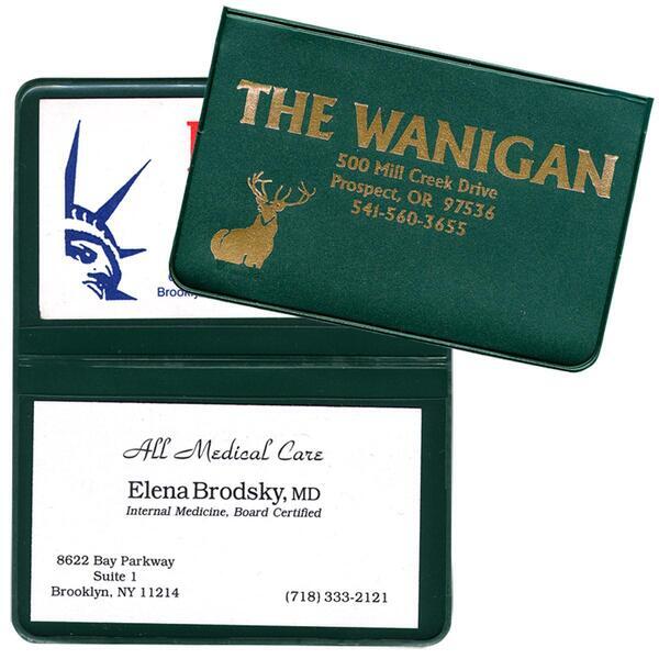 Foldover Vinyl Card Case