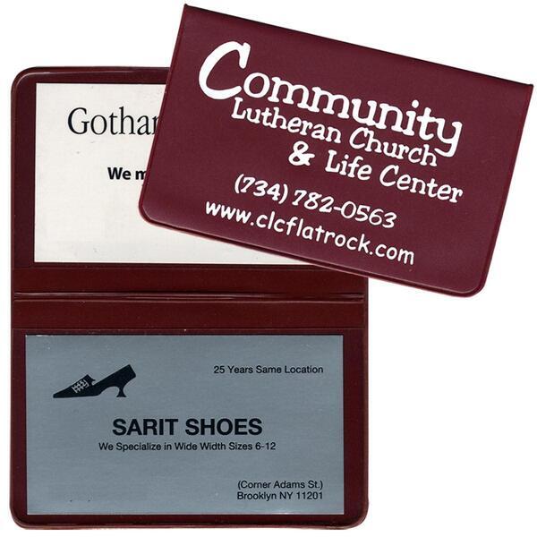 Foldover Vinyl Card Case