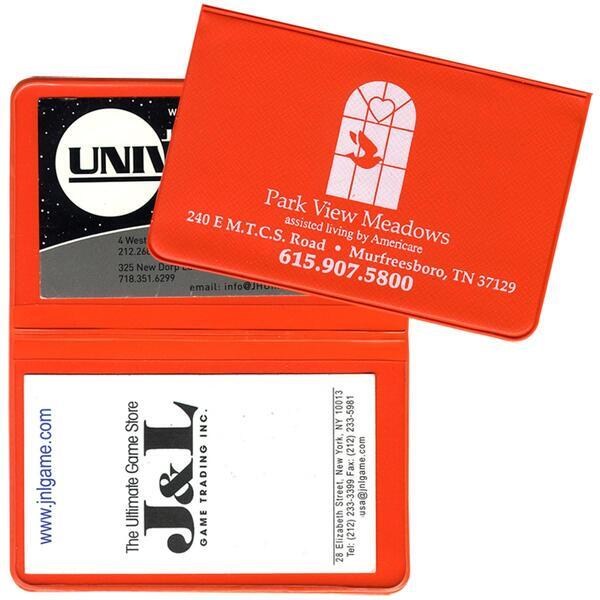 Foldover Vinyl Card Case
