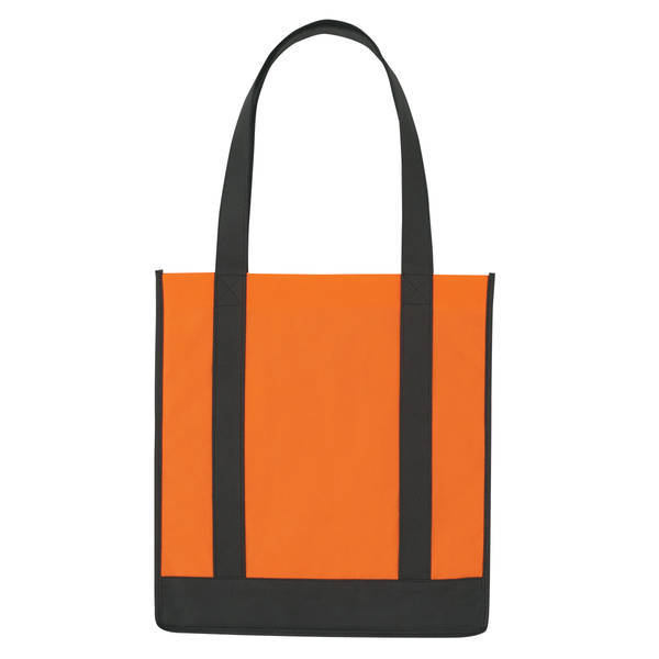 Two Tone Non-Woven  Shopper Tote