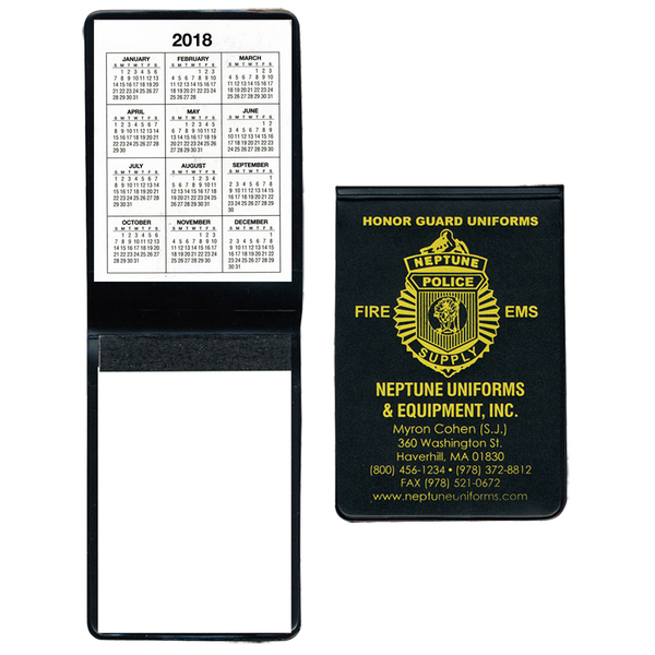 Vinyl Memo Book w/ 2-Year Calendar, 100 Pages, 3" x 4-1/2"