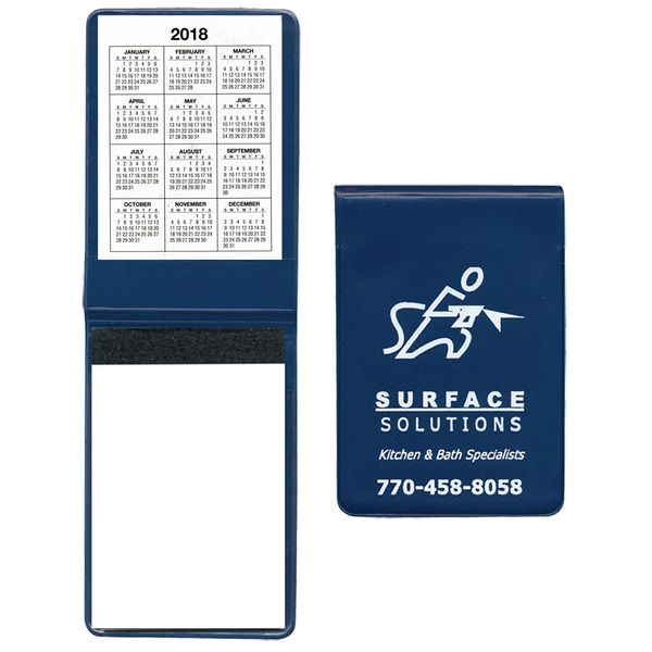 Vinyl Memo Book w/ 2-Year Calendar, 100 Pages, 3" x 4-1/2"