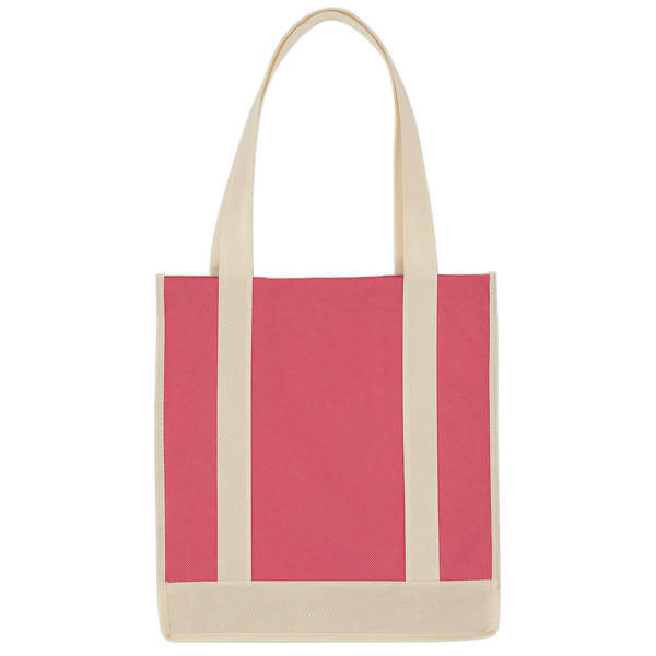 Two Tone Non-Woven  Shopper Tote