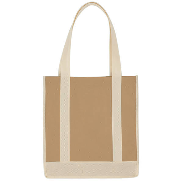Two Tone Non-Woven  Shopper Tote