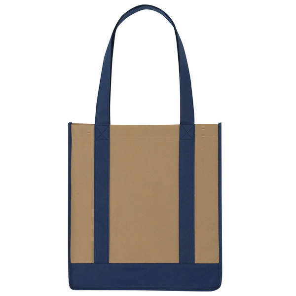 Two Tone Non-Woven  Shopper Tote
