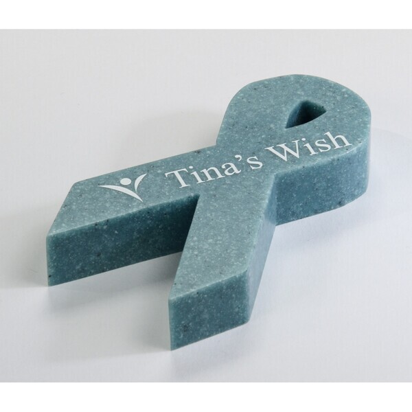 Awareness Ribbon Stone Paperweight