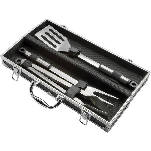 BBQ 3-Piece Set in Aluminum Case