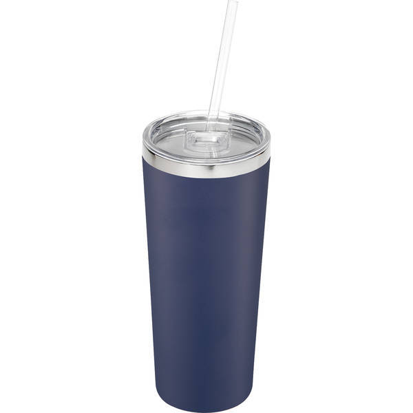 Thor Copper Vacuum Insulated Tumbler w/ Straw, 22oz.