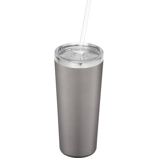 Thor Copper Vacuum Insulated Tumbler w/ Straw, 22oz.