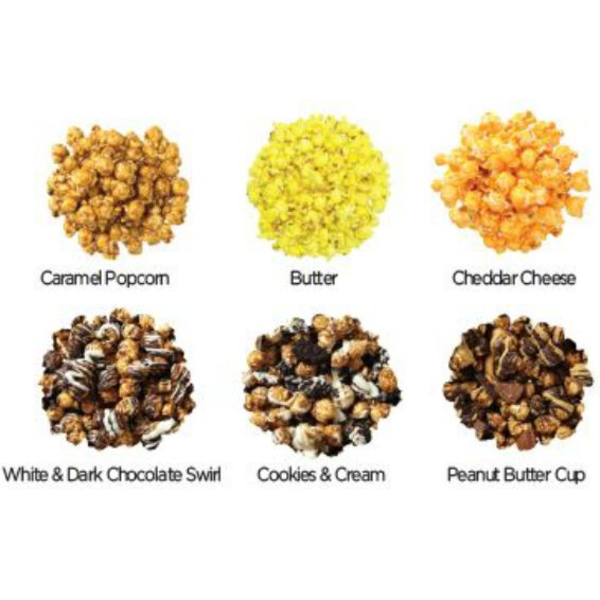 Gourmet Popcorn 6 Flavor Gift Set