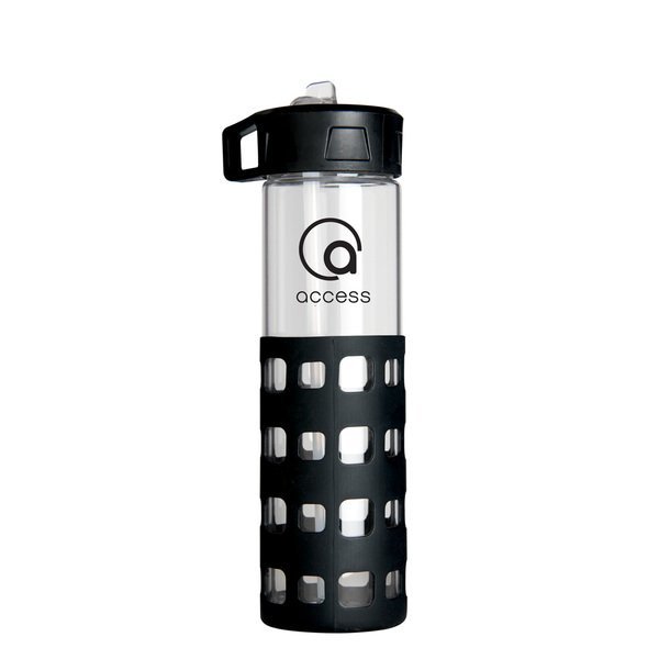 Sip-n-Go Glass Water Bottle, 24oz.