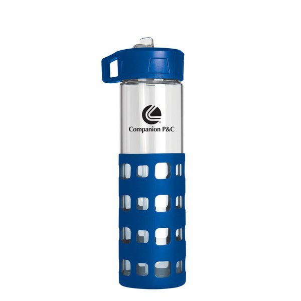 Sip-n-Go Glass Water Bottle, 24oz.