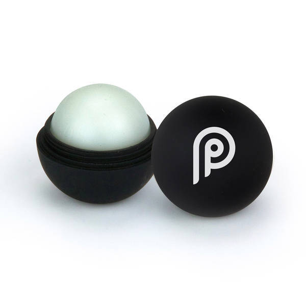 Flavored Lip Balm in Round Rubber Ball