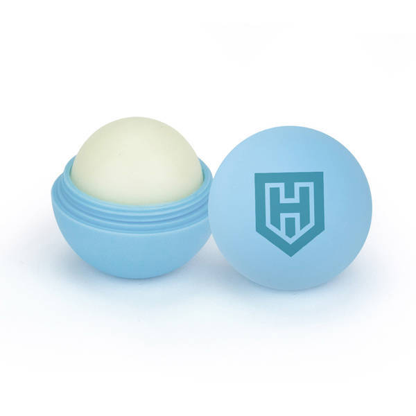 Flavored Lip Balm in Round Rubber Ball