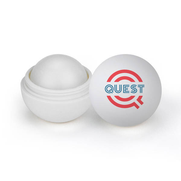 Flavored Lip Balm in Round Rubber Ball