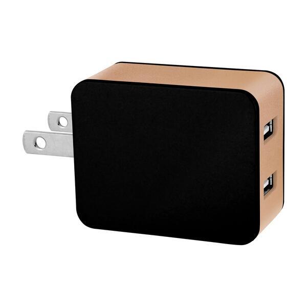 Light it Up Logo 2 Port Wall Charger