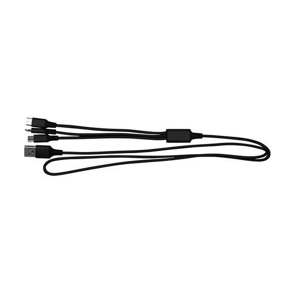 Metallic 3 Foot 3-in-1 Cable w/ Type C USB