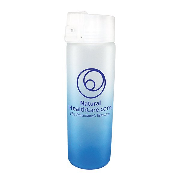 Halcyon Ombre Frosted Glass Bottle w/ Flip Top Lid, 20oz.