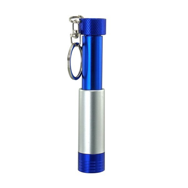 Light Up Logo Flashlight w/ Keychain