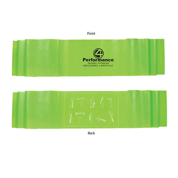 Exercise Latex Stretch Band w/ Instructions