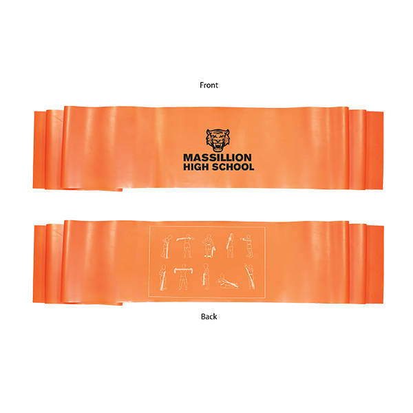 Exercise Latex Stretch Band w/ Instructions