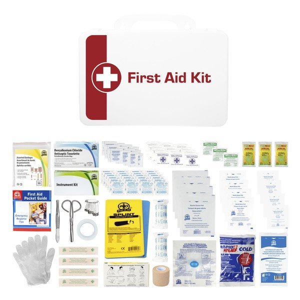 Home & Office First Aid Kit in Plastic Case