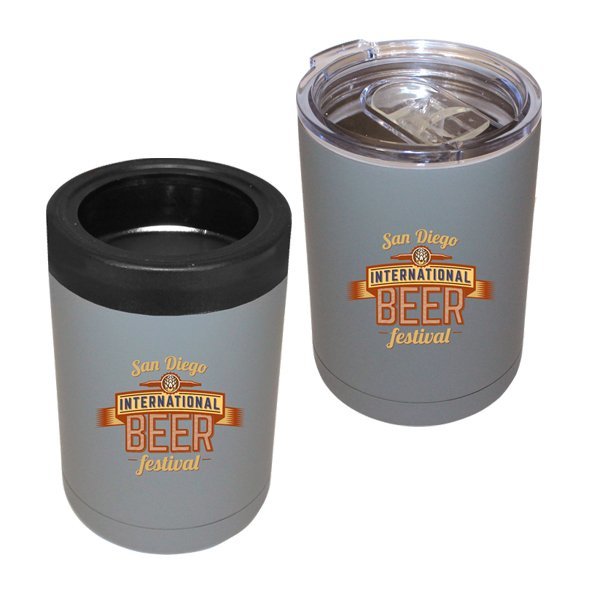 Halcyon® Tumbler/Can Cooler, 12oz., Full Color Imprint